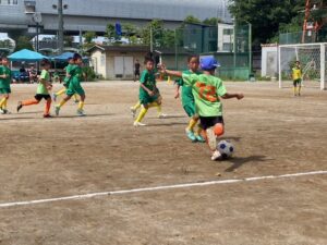 芝第二グランド試合上手くなる自分たちで考えるチーム鳩ヶ谷Jリーグリーガープロ川口市アイシンク新郷南安行東慈林神根東桜町小学校小学生一二三四五六年幼児少年サッカークラブチーム