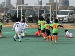 河原町フットサル試合上手くなる自分たちで考えるチーム鳩ヶ谷Jリーグリーガープロ川口市アイシンク新郷南安行東慈林神根東桜町小学校小学生一二三四五六年幼児少年サッカークラブチーム